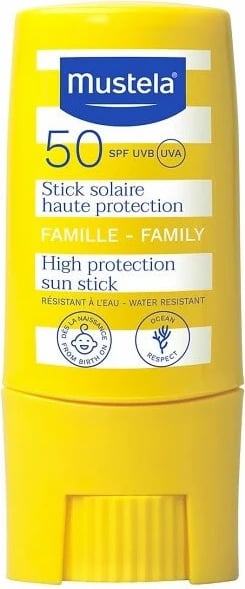 Stick për diell Mustela Stick Solar SPF50 unisex 9ml