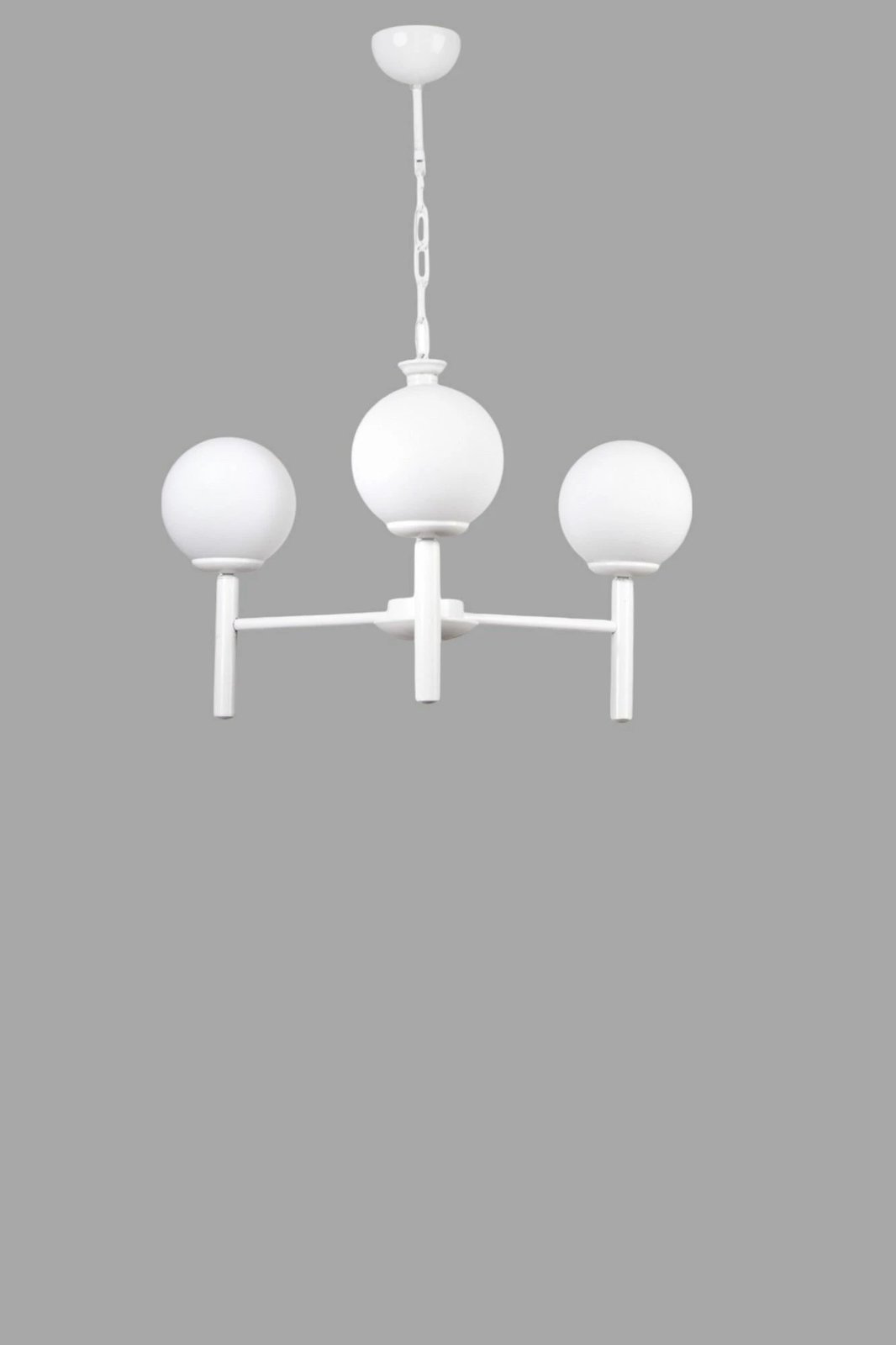 Llambë tavani Opviq, 8981-3, metal dhe qelq, e bardhë