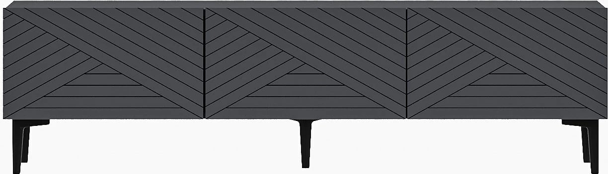 Komodë TV Skye Decor, ngjyrë antracit, Felix