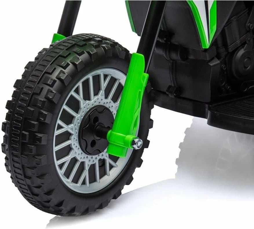 Motoçikletë elektrike lodër, Baby Mix Honda CRF 450R, tri rrota, e gjelbër