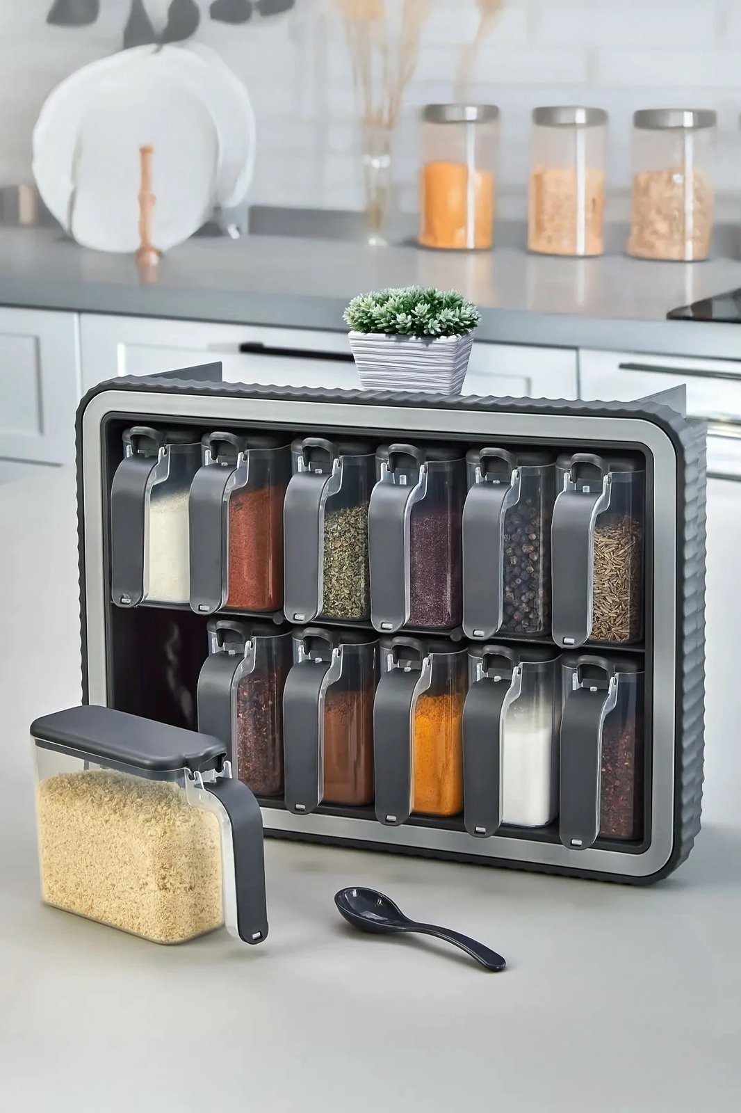 Set kavanozash për erëza (13 copë), Hermia Concept, MCH10635