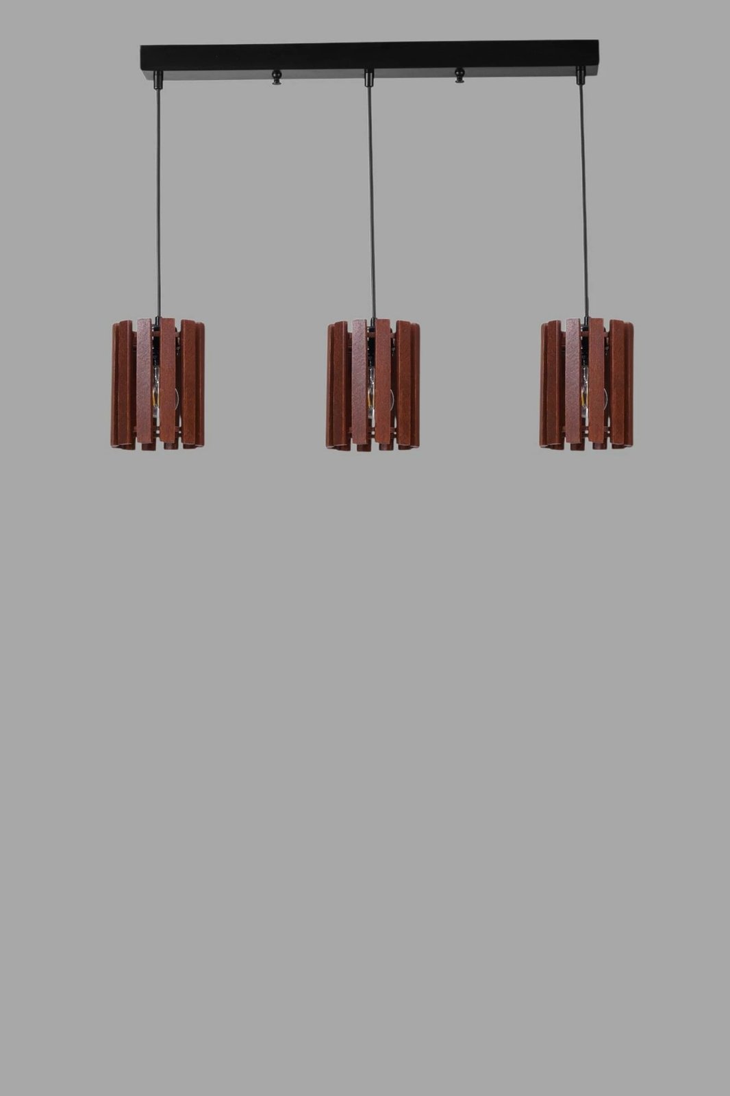 Llambë tavani Opviq, ngjyrë arre dhe e zezë, 9074-5