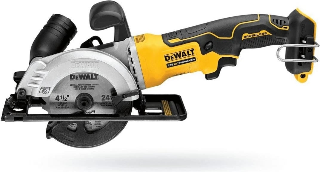 Sharrë rrethore portative DeWalt DCS571N-XJ, 115 mm, 18V, T-STAK, E zezë, E verdhë