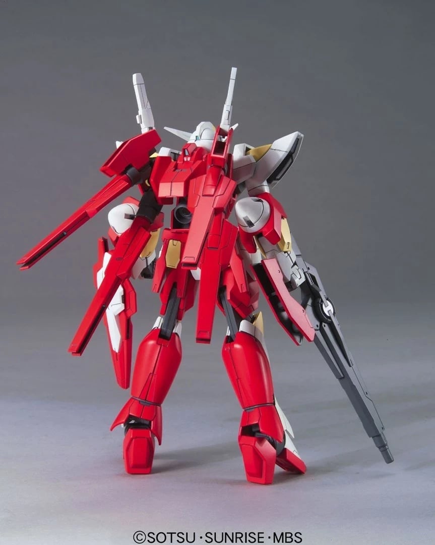 Figurë koleksionuese BANDAI HG 1/144 REBORNS GUNDAM, Bardhë, Kuq, Verdhë
