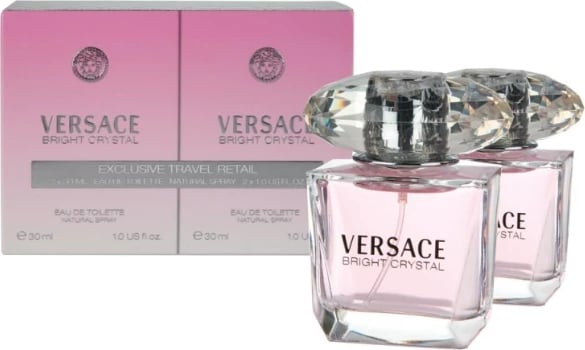 Set Eau de Toilette Versace Crystal, 2 x 30 ml