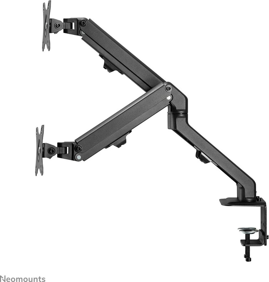 Krah monitori Neomounts FPMA-D650DBLACK, për 2 monitorë, 17-27 inç, rregullim lartësie me gas spring, ngjyrë e zezë Krah monitori Neomounts FPMA-D650DBLACK, për 2 monitorë, 17-27 inç, rregullim lartësie me gas spring, ngjyrë e zezë