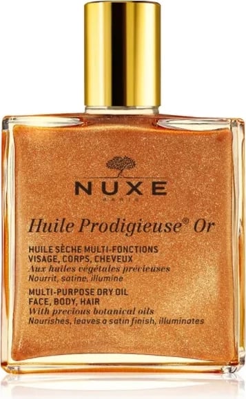 Vaj i thatë me shkëlqim NUXE Huile Prodigieuse Or, 50ml Vaj i thatë me shkëlqim NUXE Huile Prodigieuse Or, 50ml