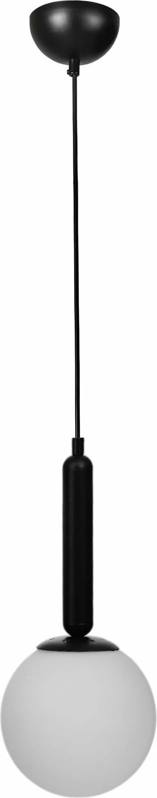 Llambë tavani Opviq, 9057-1, metal dhe xham, e bardhë/zezë