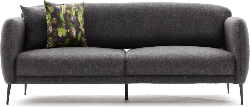 Krevat-sofa treshe Venus, ngjyrë antracit