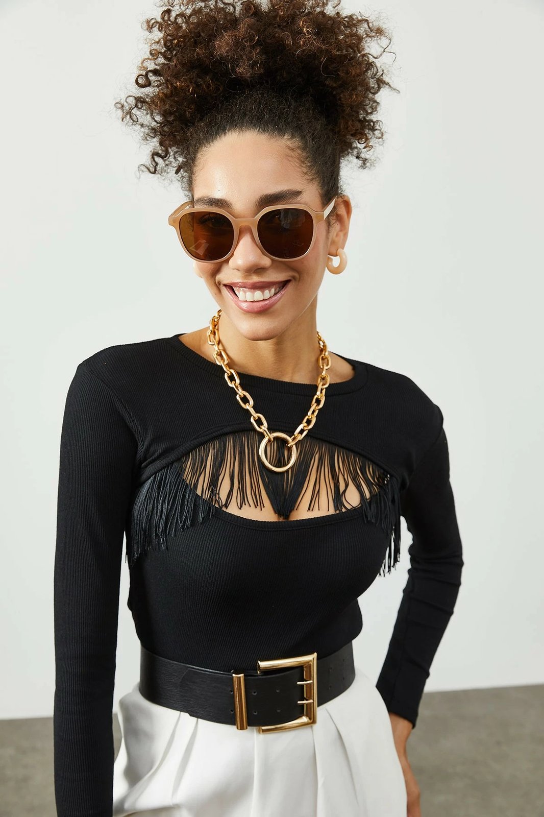 Bluzë për gra Jumeon, X2349, e zezë