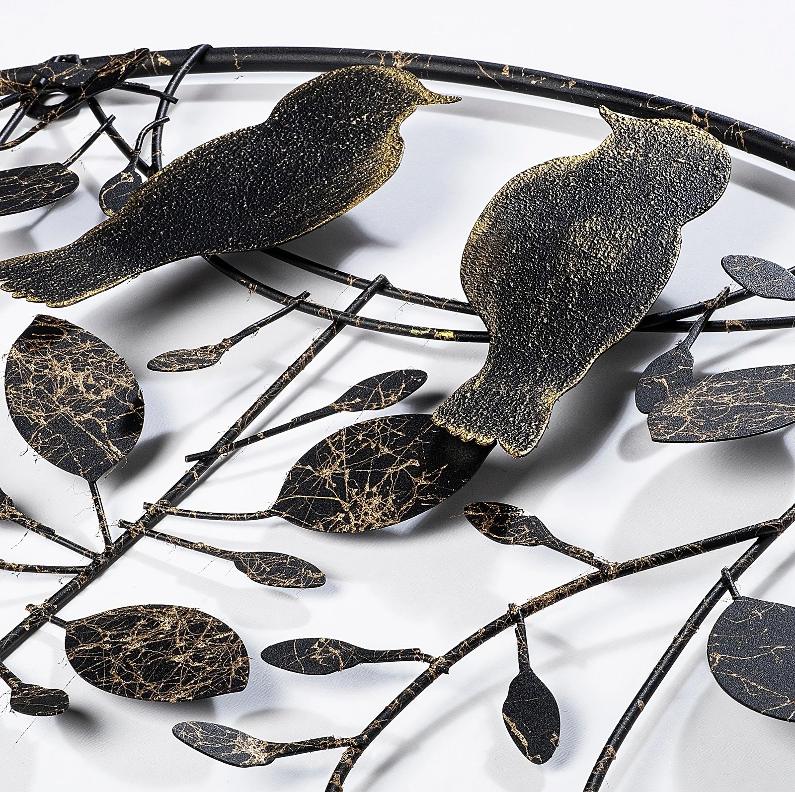 Aksesor dekorativ metalik për mur Wallity, Dashuria e Zogjve 2