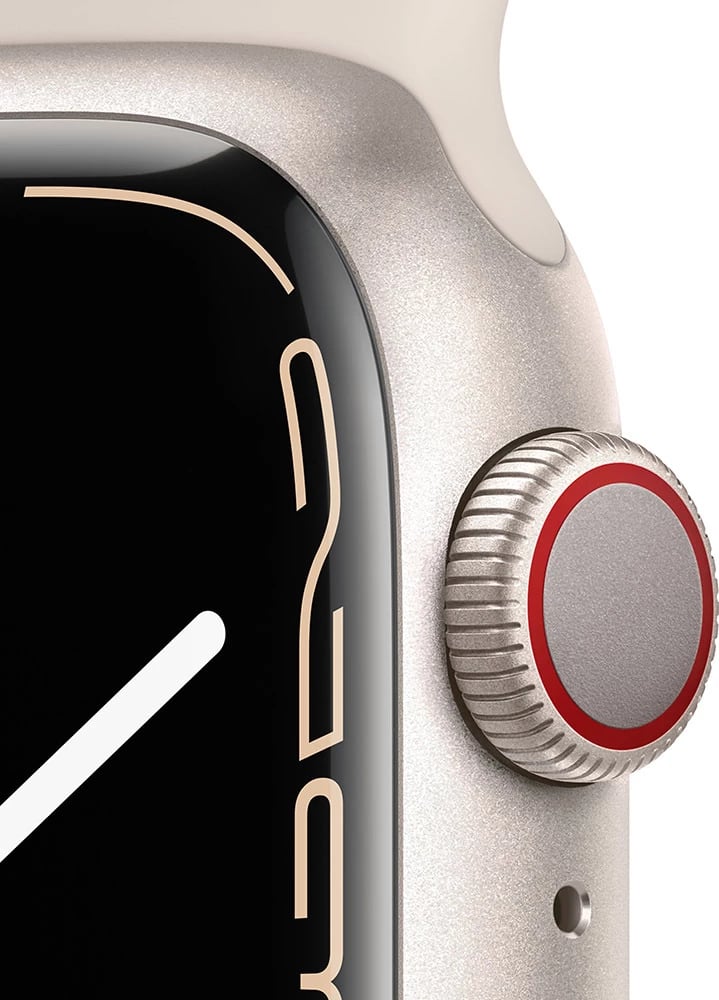 Smartwatch Apple Watch Series 7 Cell 41mm Starlight Aluminium/Starlight Sport Band