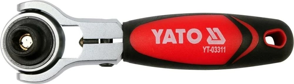 Çelës ratchet YATO YT-03311, 1/4", 72 dhëmbë, CrV 6140, Kuq