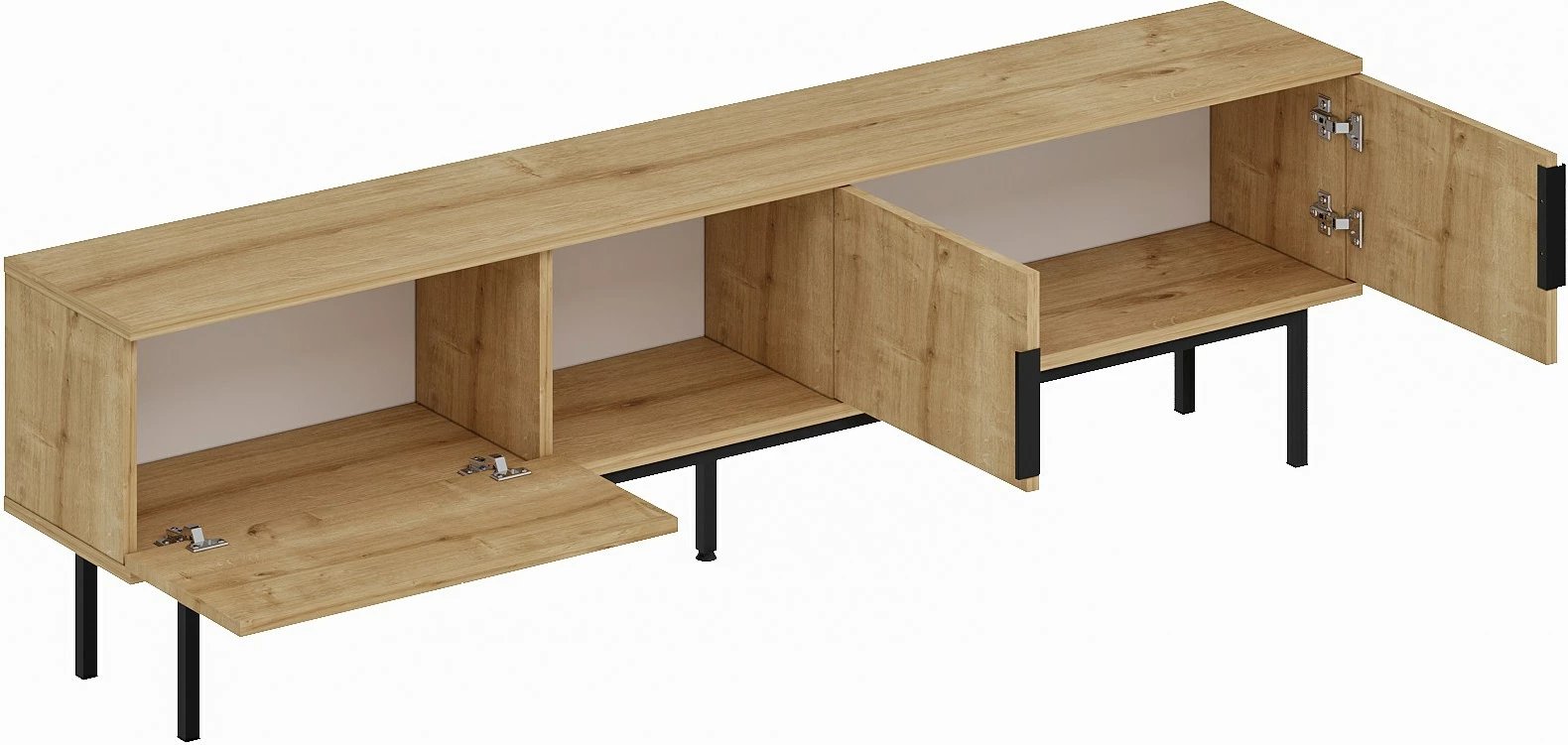 Komodë TV Skye Decor, ngjyrë lis safir, Ramsey