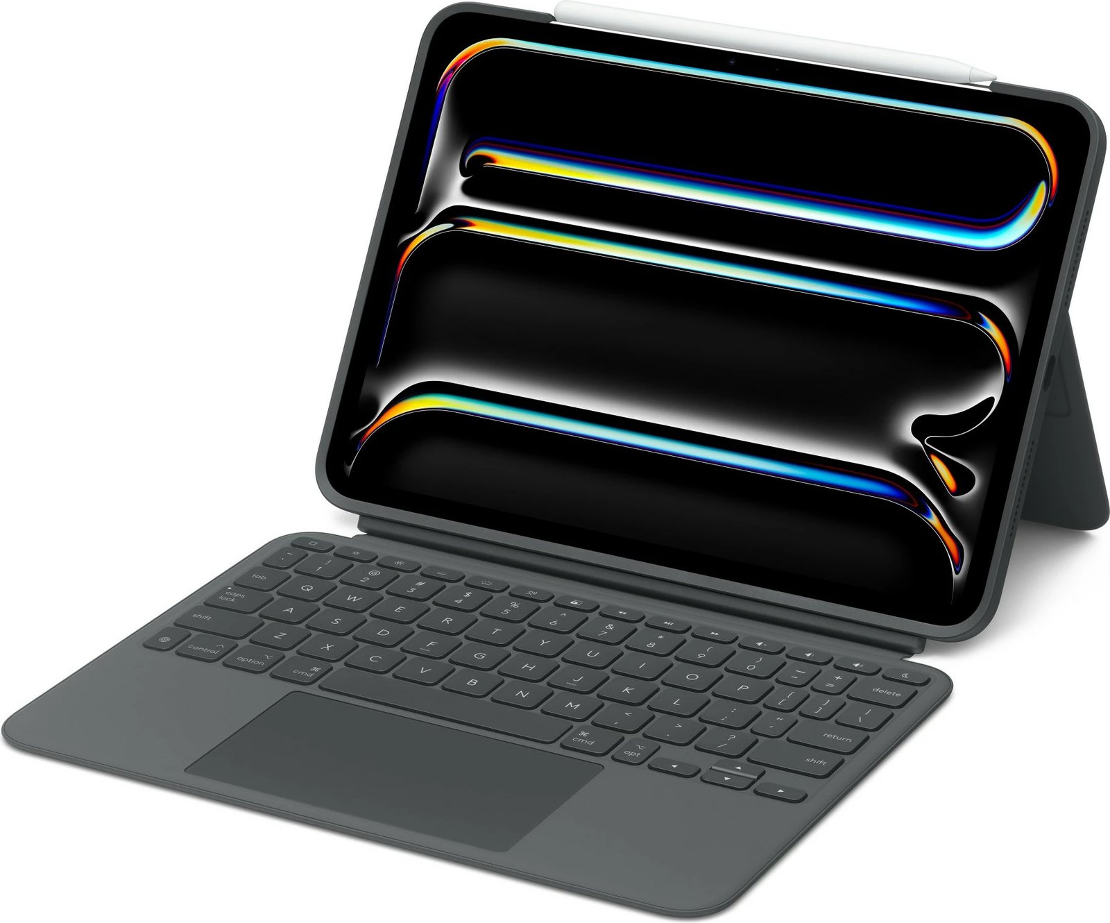 Tastierë Logitech për Apple iPad Pro 11-inch, QWERTY, Trackpad, Scissor key switch, e zezë