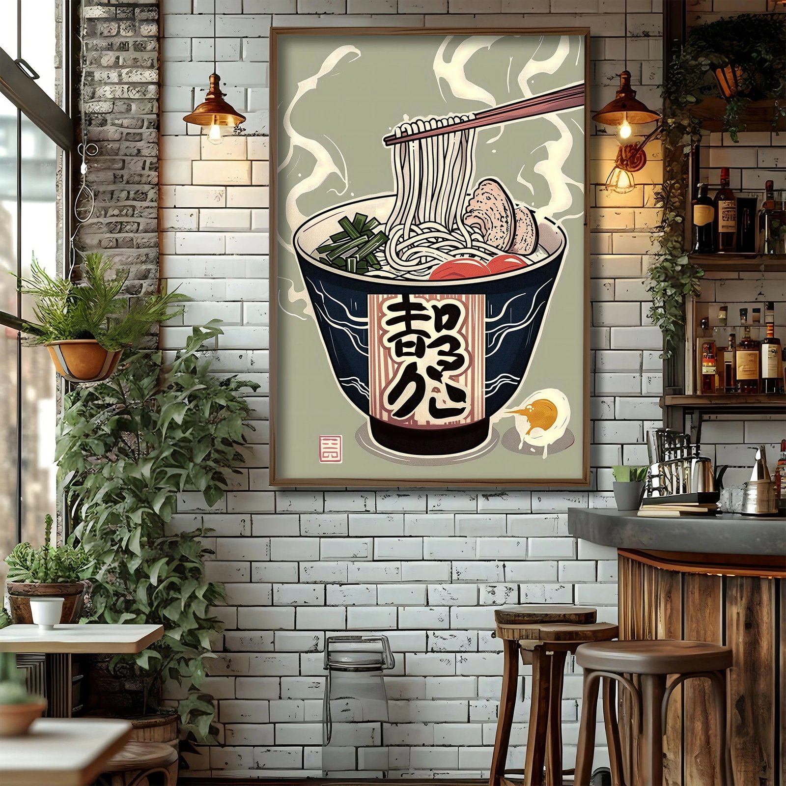 Pikturë dekorative me kornizë MDF, Wallity, GE208-L