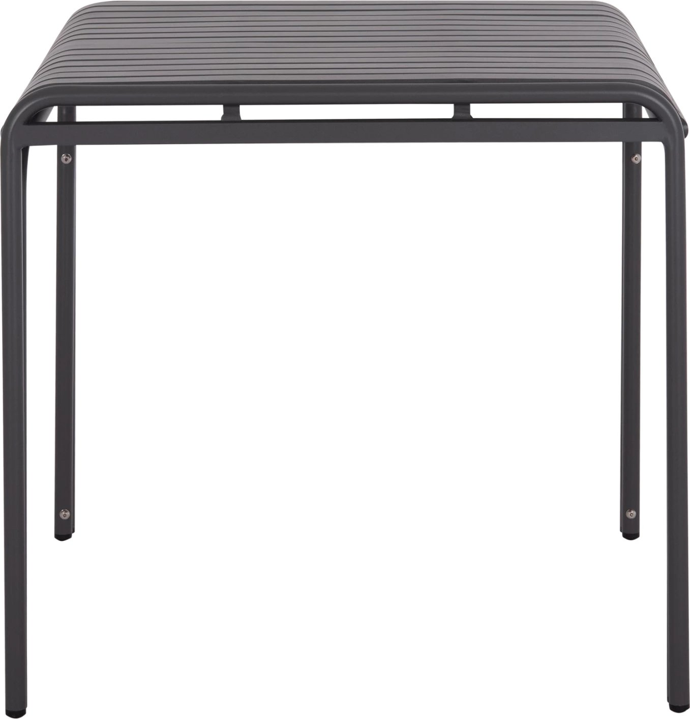 Tavolinë katrore alumini për jashtë, ngjyrë gri, RACHEL FH6338.01, 80x80x76cm