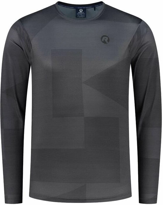 Fanellë me mëngë të gjata çiklizmi Rogelli, meshkuj, gri