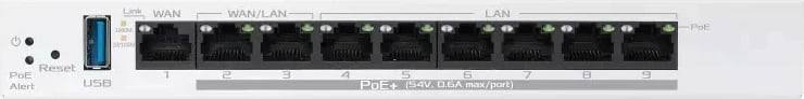 Router Asus ExpertWiFi EBG19P, 9 porta, PoE+, VPN, Bardhë