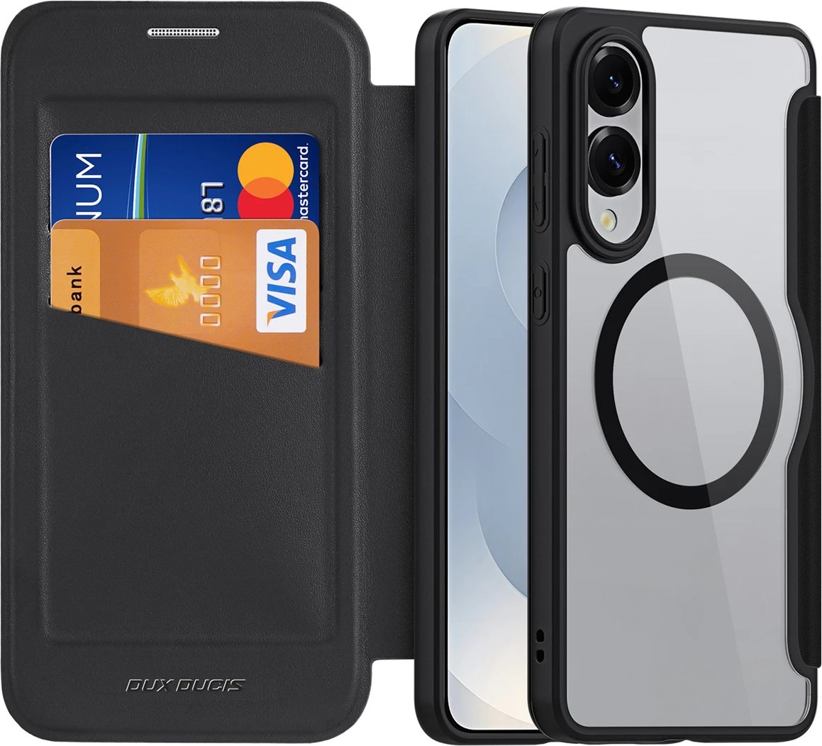 Mbështjellës Dux Ducis Skin X Pro me MagSafe për Samsung Galaxy S25 Edge, zi