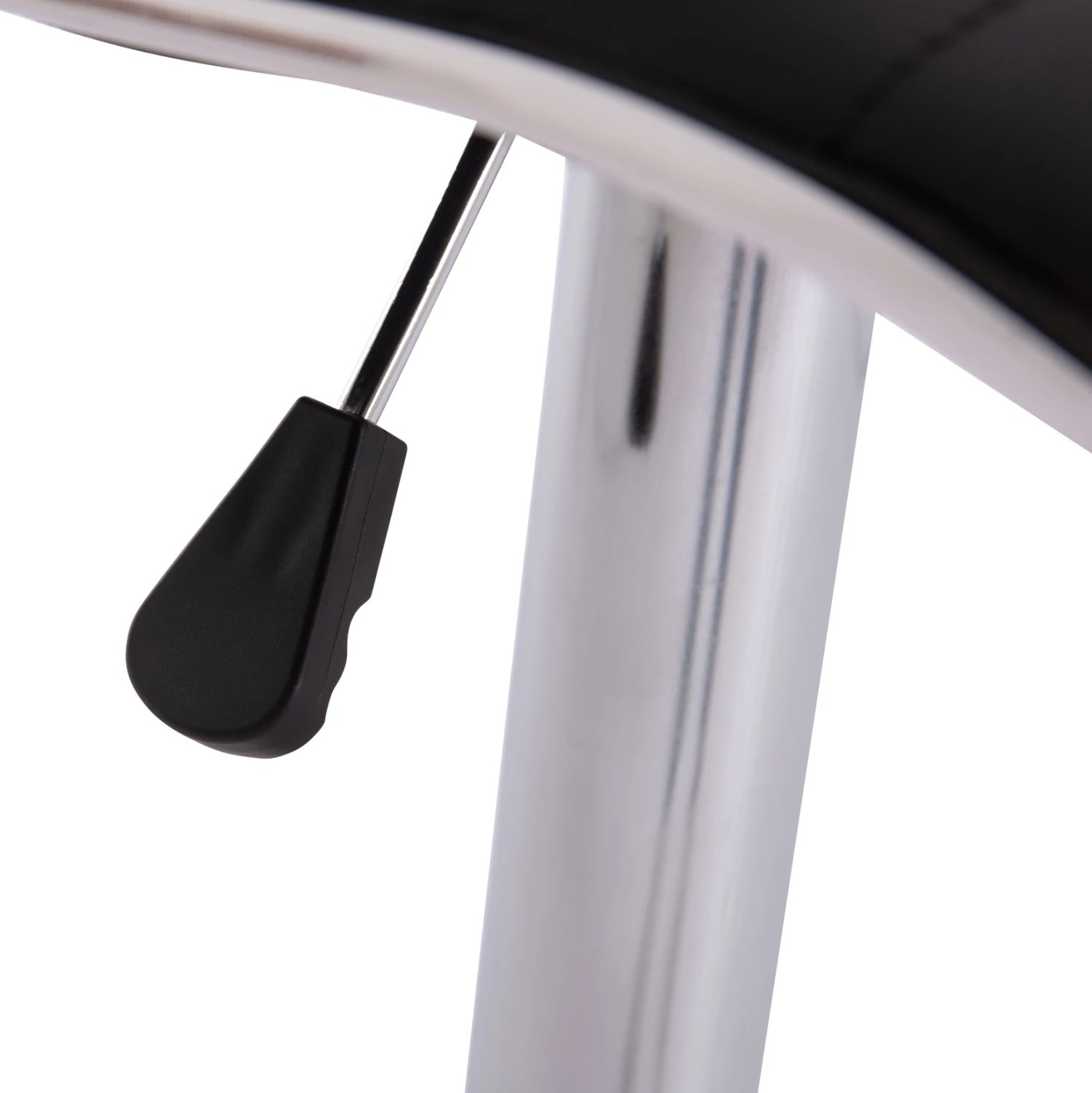 Karrige për bar rrotulluese Nexus, lëkurë PU e zezë, FH209.21, set prej 2 copash, 43x47x116cm