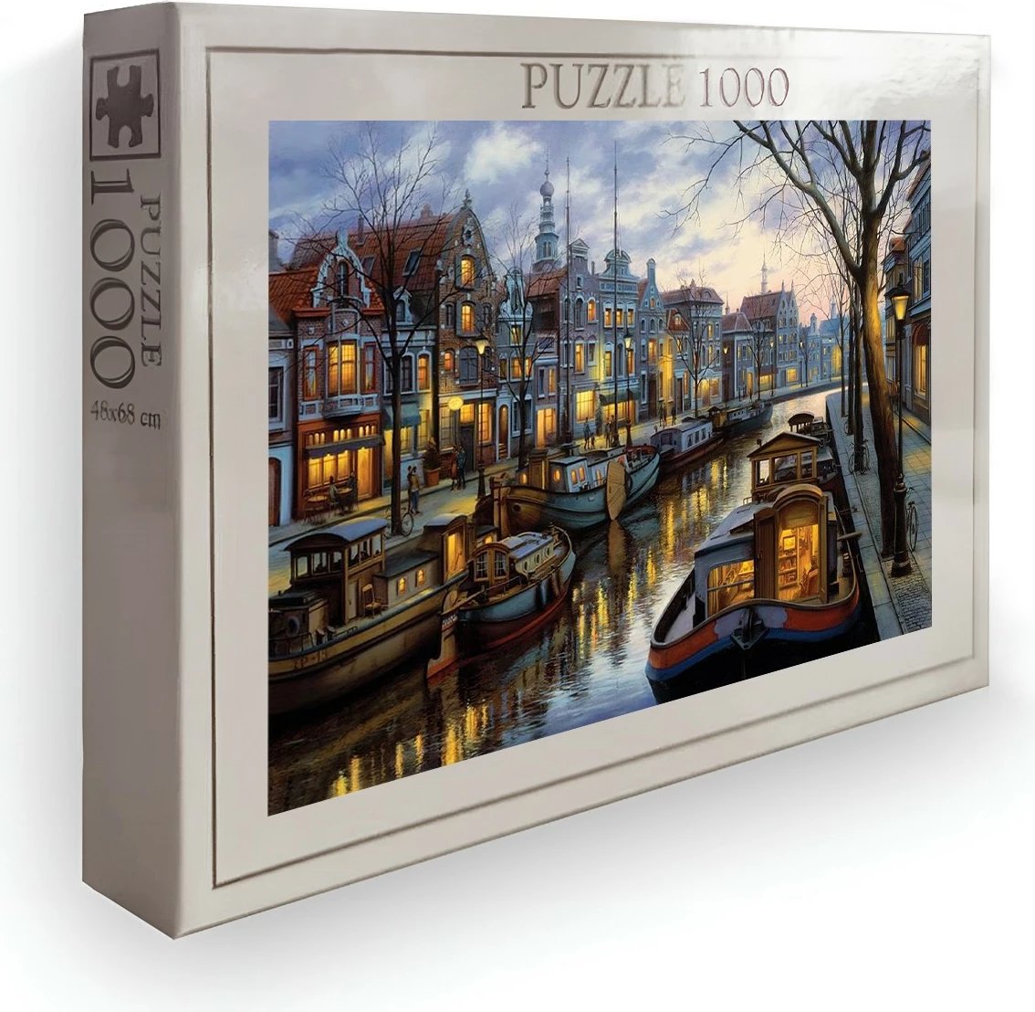 Puzzle 1000 copë, Evila Originals, shumëngjyrësh, PZL_059_1000