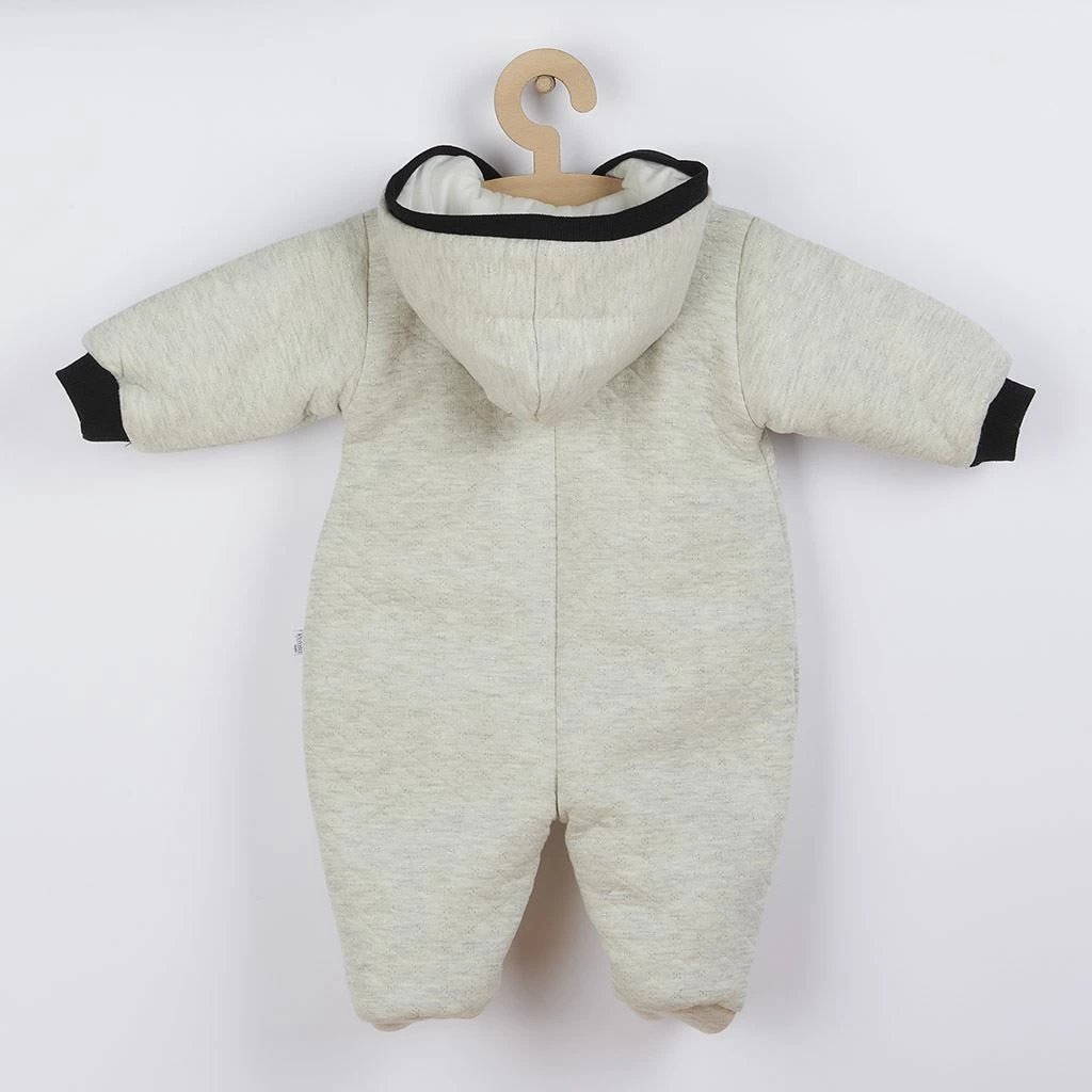 Kombinezon dimri për bebe me kapuç, KOALA, Star Vibes, 62 (3-6m), blu