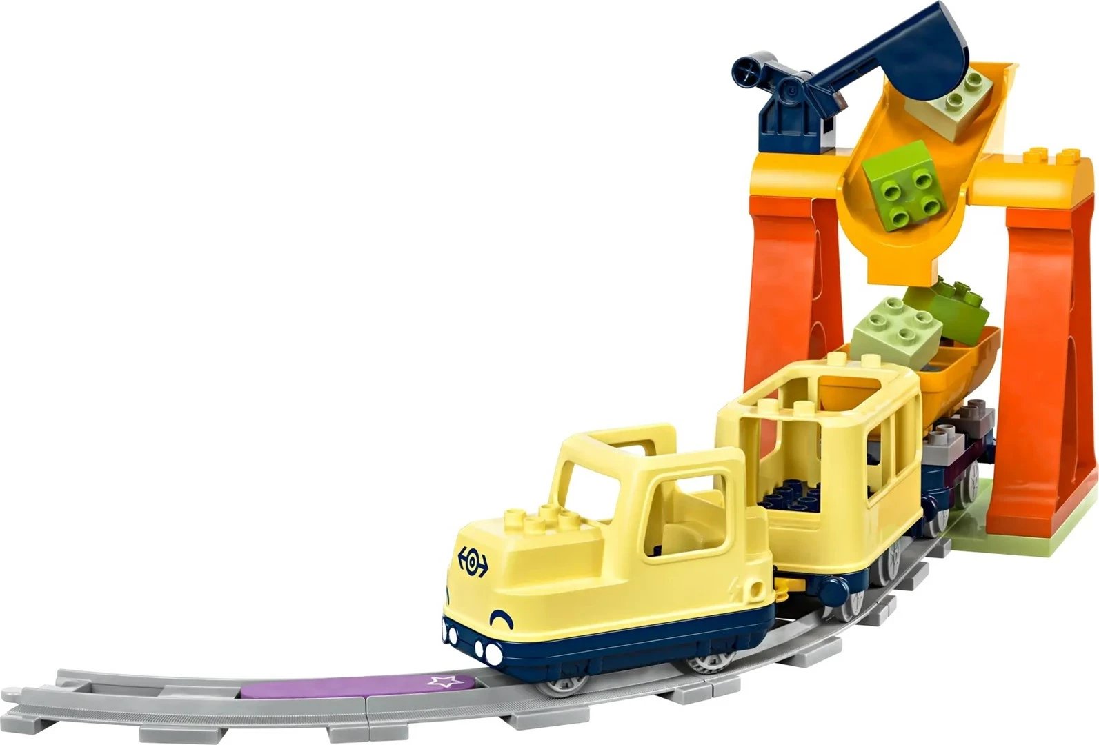 Set tren interaktiv LEGO DUPLO 10428, për fëmijë 3+ vjeç, shumëngjyrësh