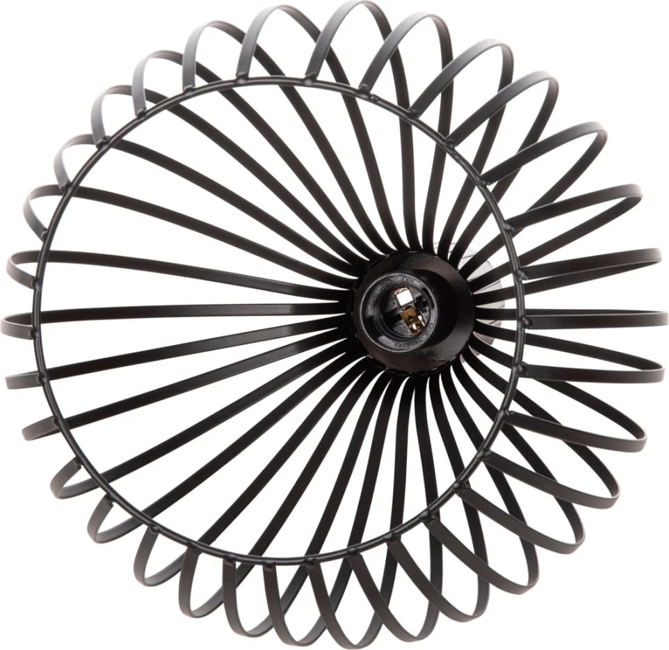 Llambë varëse tavani, kapak metali i zi, FH4164, Φ28x138H cm