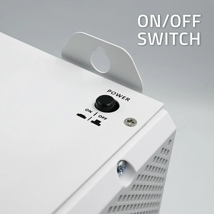 Inverter solar hibrid Qoltec 53863, 1500W, 100A, 12V, MPPT, Sinus i pastër, Wi-Fi, Bardhë/Gjelbër