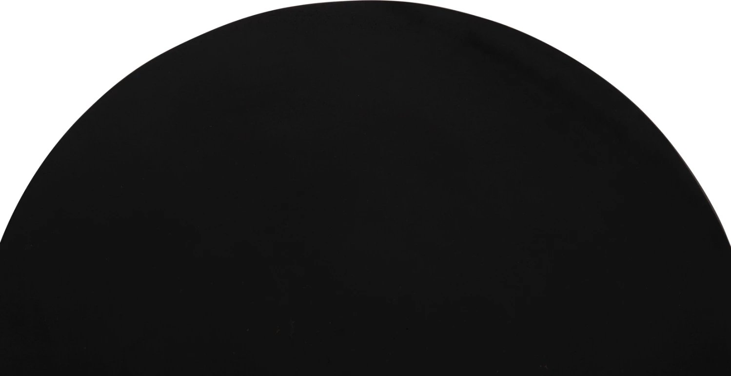 Stool i rrumbullakët FEBRY, dru suar i fortë, ngjyrë e zezë, FH9753.12, 35x45cm