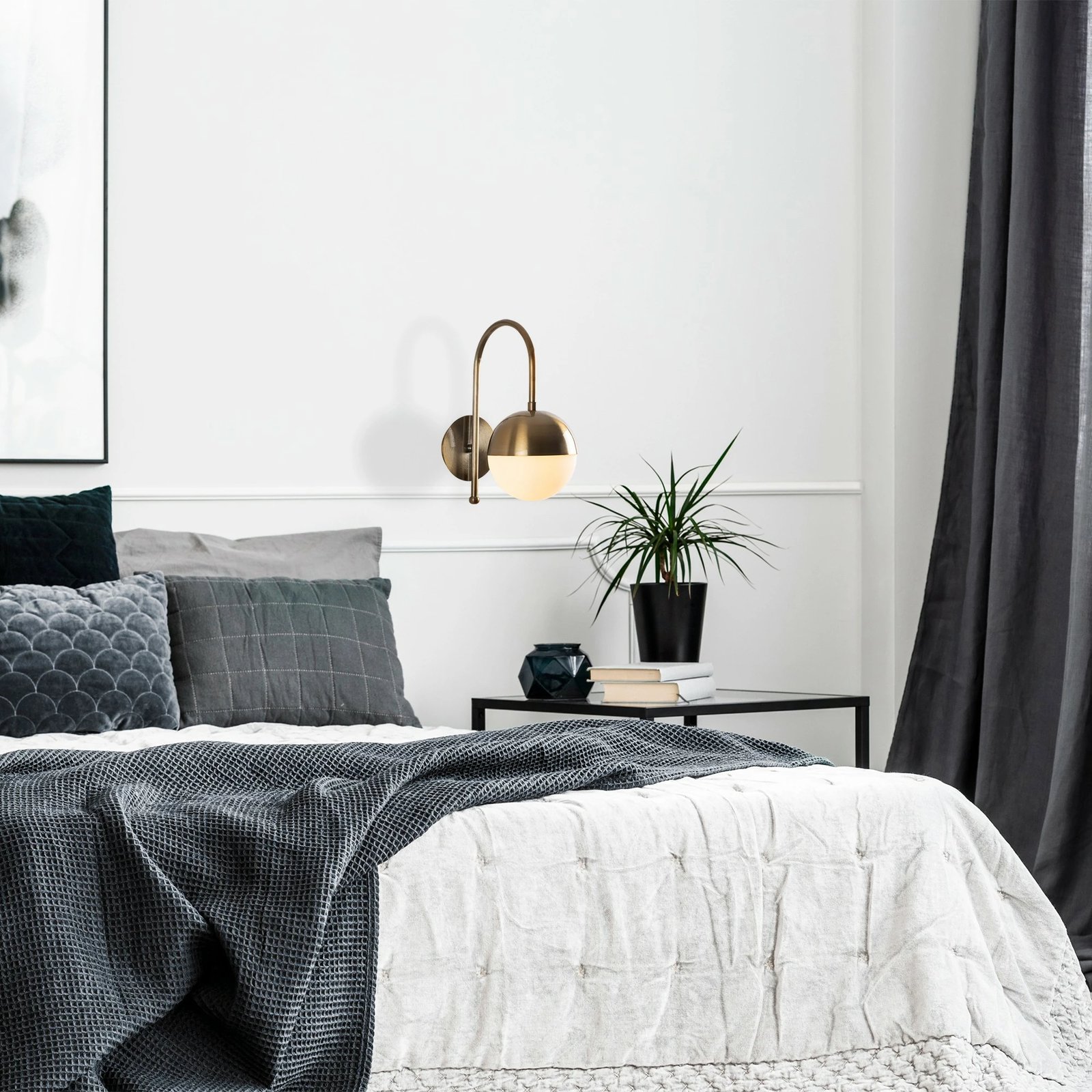 Llambë muri Opviq, Karsor - 3300, vintage, e bardhë, 15x25cm