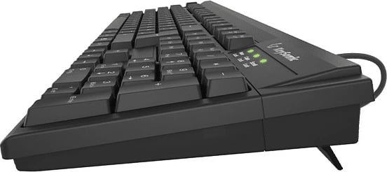 Tastierë KeySonic KSK-8008U-IP, USB, 105 taste, IPX7, e zezë