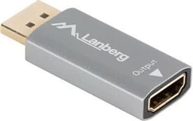 Adapter Lanberg AD-DP-HD-03 DisplayPort në HDMI, 8K, Argjend