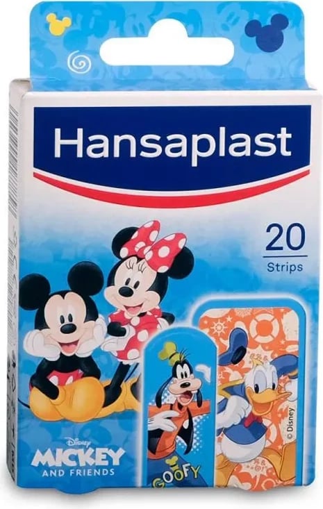 Plastera ngjitës për fëmijë Hansaplast Disney Kids Mickey 20 copë