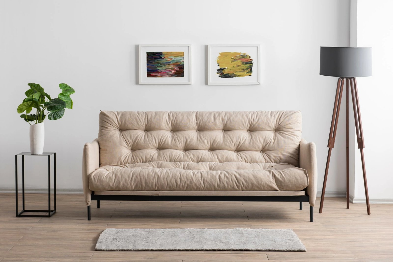 Divan-krevat 3 vendesh Atelier del Sofa, ngjyrë krem