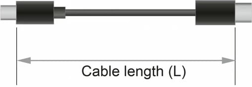 Kabllo DisplayPort DeLOCK 85661, 3m, 8K, e zezë