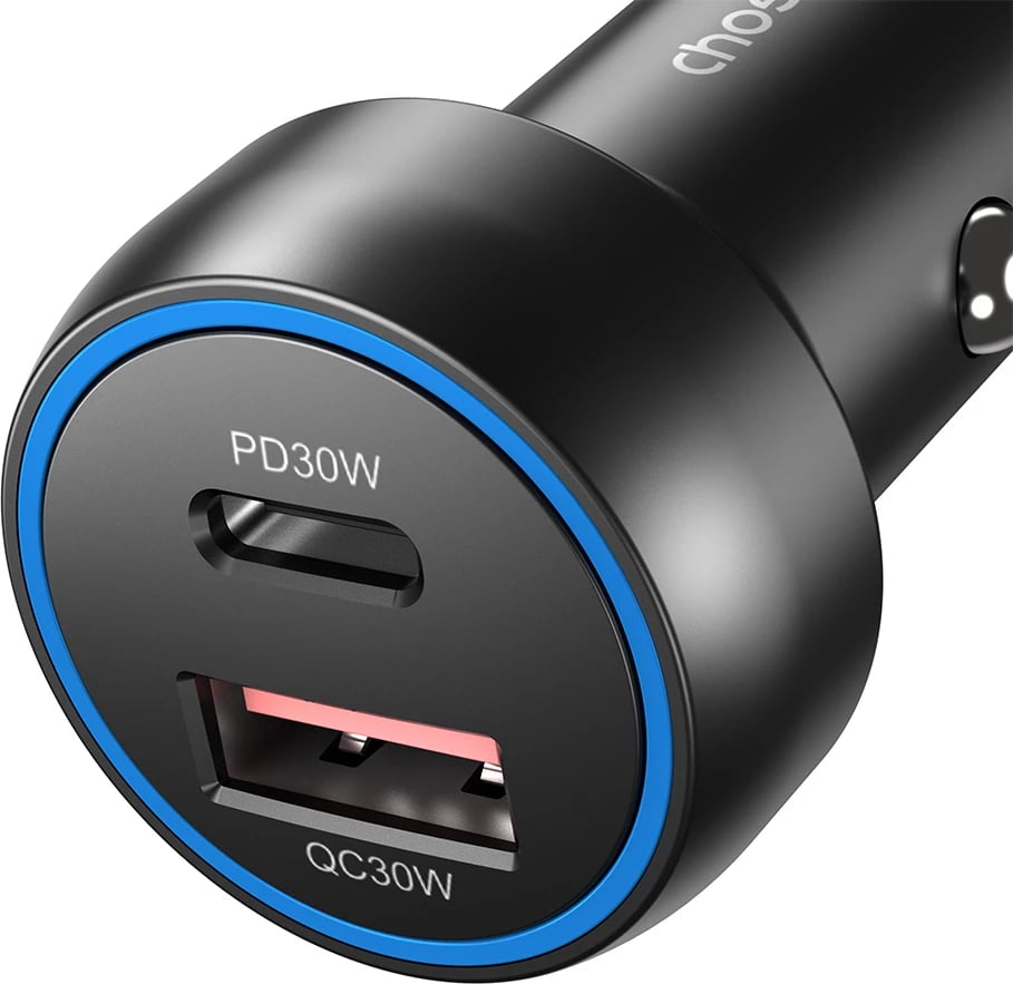 Karikues veture Choetech TC0014, 60W, 2 porte USB-C/USB-A, i zi