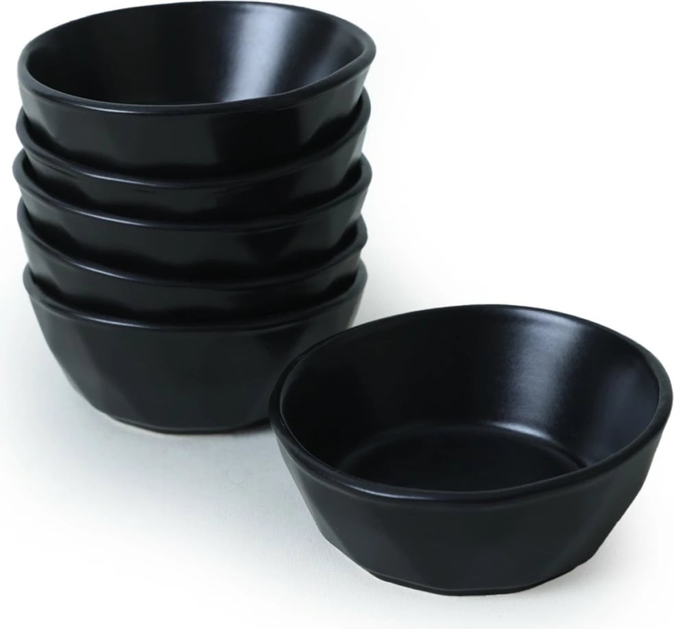 Set pjatash për meze (6 copë), Hermia Concept, X00019033, ngjyrë e zezë