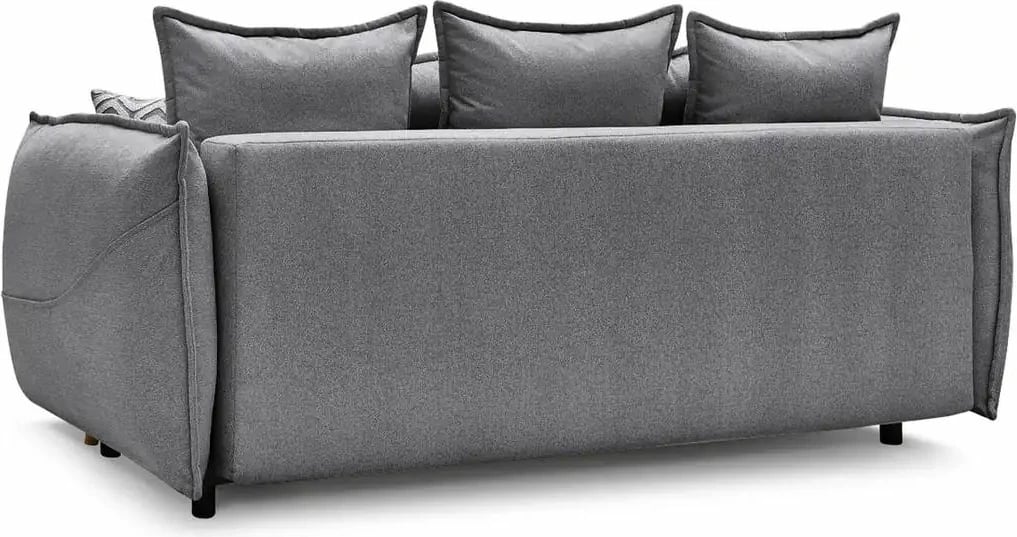 Divan-krevat treshe, Atelier del Sofa, Puffy, gri