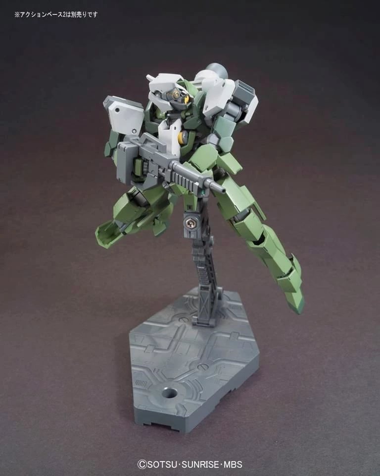 Model plastik Bandai HG 1/144 Graze Custom, koleksion, jeshile