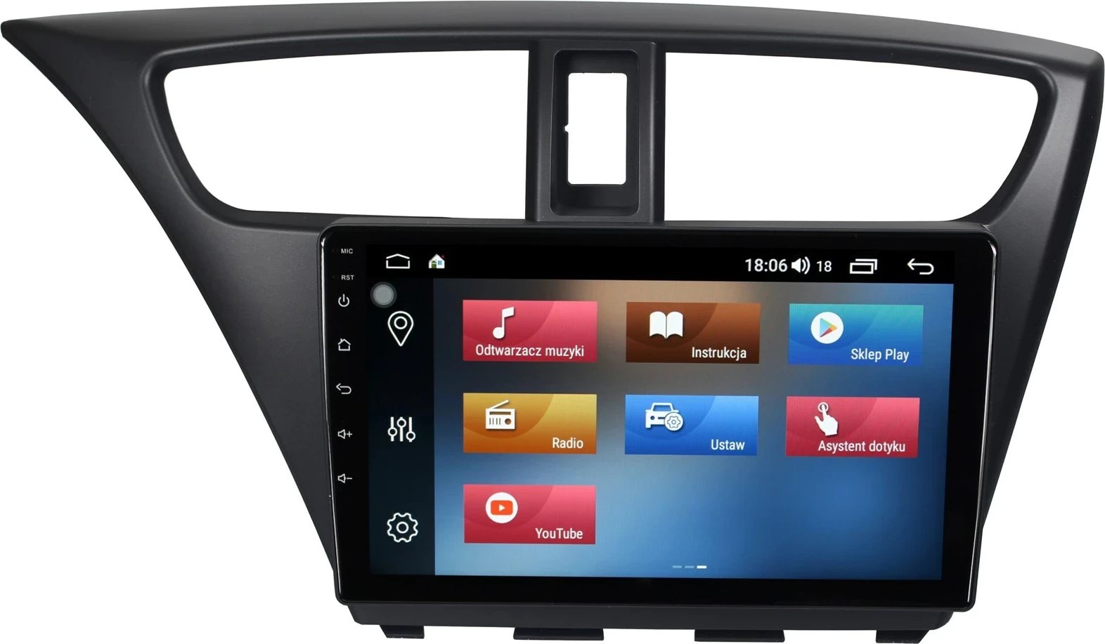 Radio GPS Navigacioni për Honda Civic IX 2011-17, Android