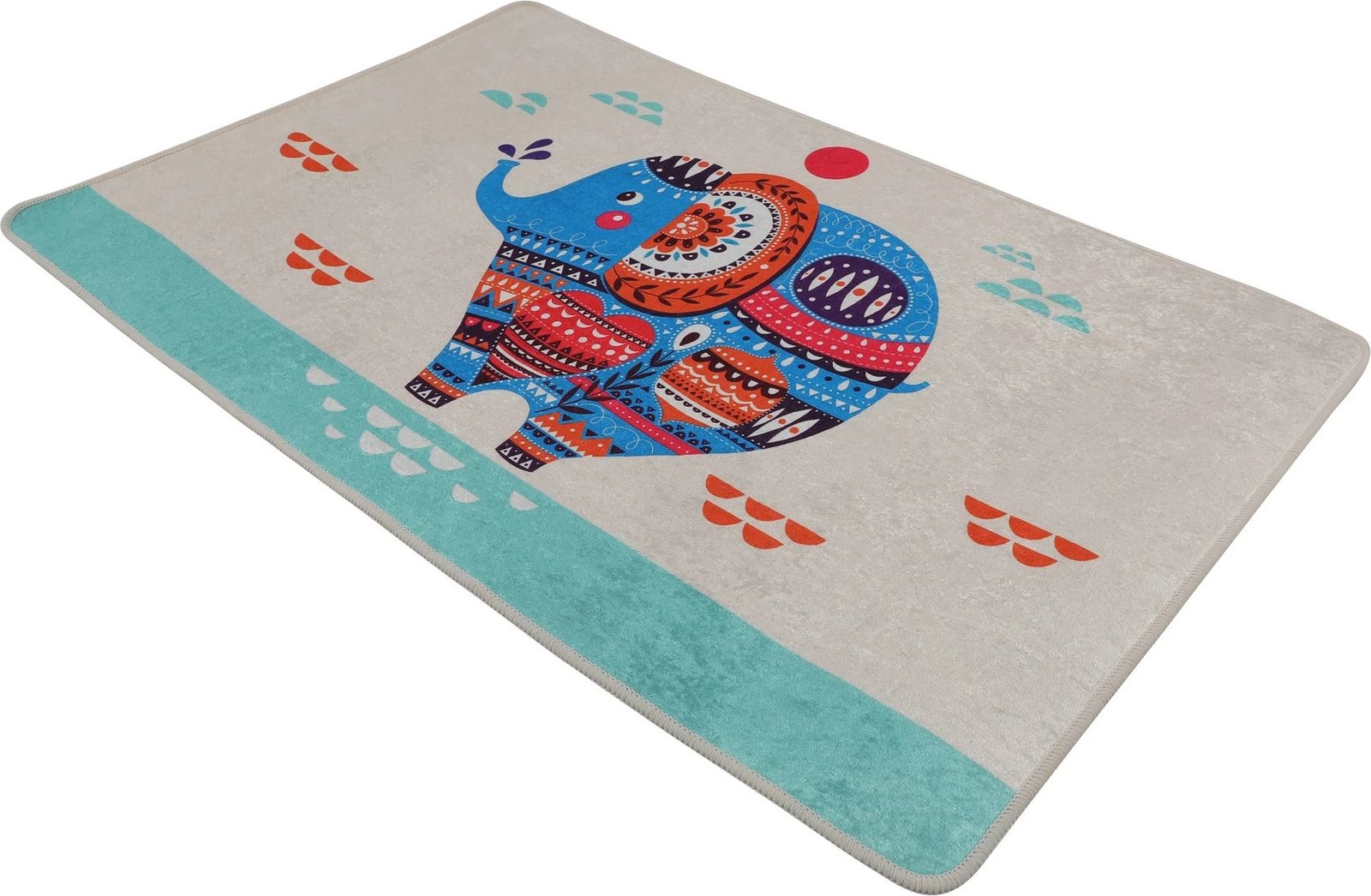 Tapet banjoje Mijölnir, dizajn etnik, shumëngjyrësh, 80x120cm