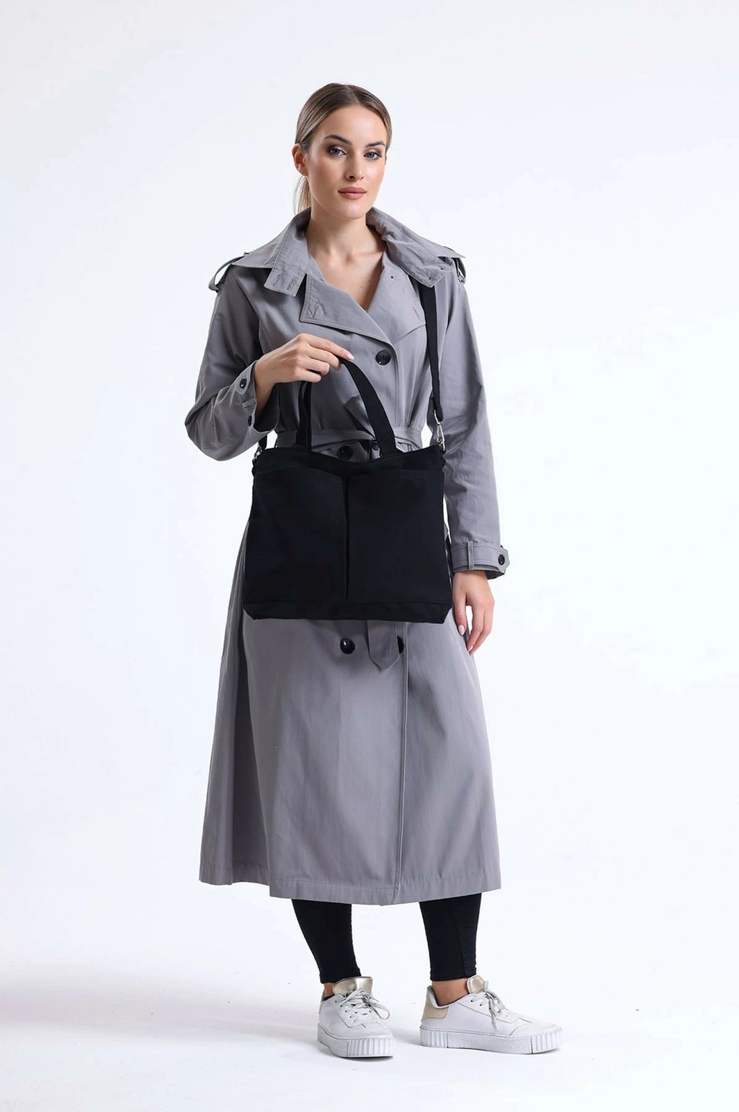 Çantë tote Zoozie Bags, 2063, ngjyrë e zezë