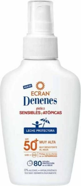 Qumësht mbrojtës dielli për fëmijë Denenes Solar Protective Milk Spray SPF50+, 100ml
