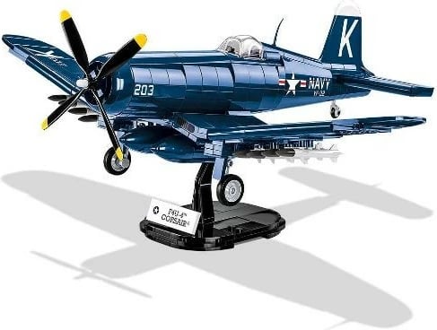 Set blloqe Cobi F4U-4 Corsair, 520 pjesë, Historical Collection, Blu