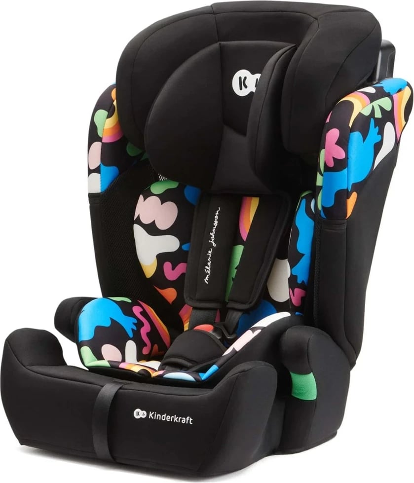 Ulëse për fëmijë Kinderkraft COMFORT UP I-SIZE, 9-36 kg, Happy Shapes