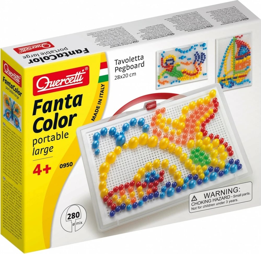 Set mozaiku Quercetti Fantacolor 280 kunja, shumëngjyrëshe
