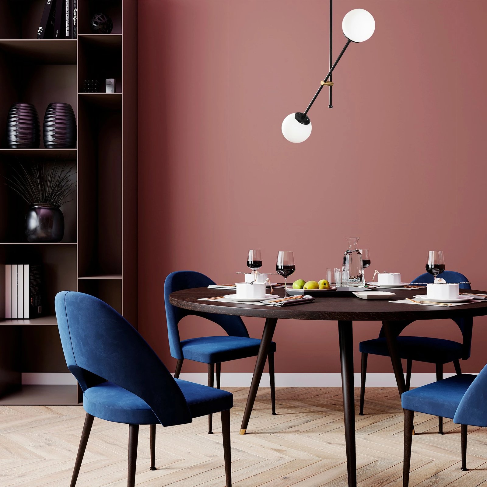 Llambë tavani Opviq, Best - 636 - S, e zezë dhe e bardhë