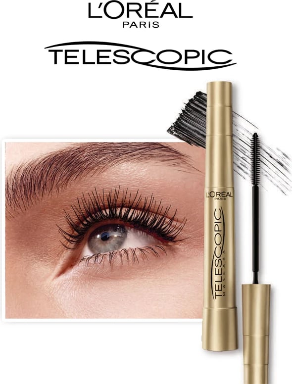 Loreal Paris Telescopic High Precision Mascara - Black